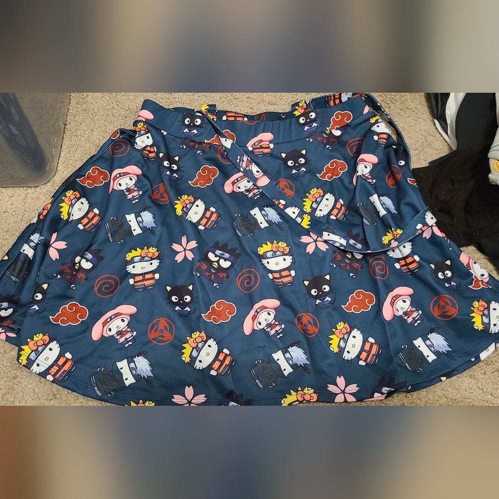 Sanrio x Naruto skirt